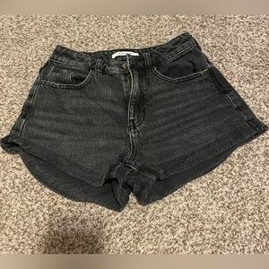 Pacsun Black Mom Jean Shorts